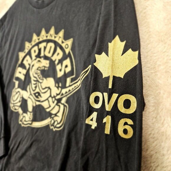 Octobers Very Own x Toronto Raptors 2014 Limited Edition OVO 416 Shirt Black - Picture 9 of 10